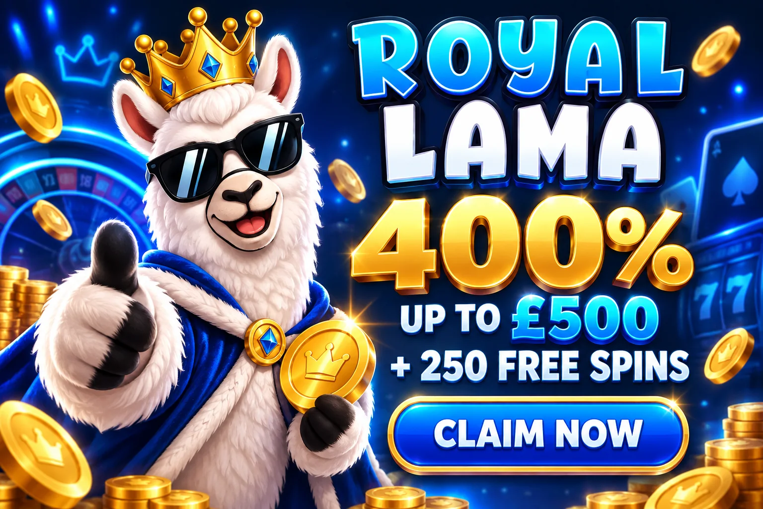 RoyalLama casino promotion